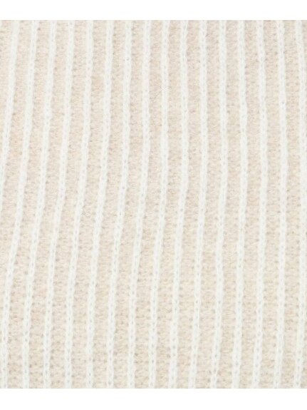 【ゆったり着られる】ストライプ編み パフスリーブニット（ニット・セーター）UNTITLED（アンタイトル）  13