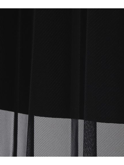 【通勤・セレモニーにも／洗える】メッシュプリーツ スカート（ひざ丈スカート）UNTITLED（アンタイトル）  12