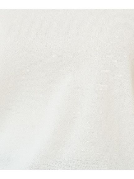 【春夏ニット／薄手／６色展開】ペーパーエステル 袖スリットニット（ニット・セーター）UNTITLED（アンタイトル）  12