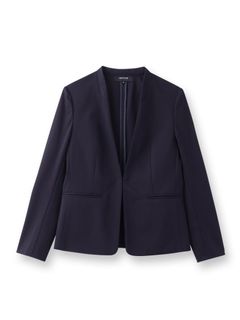 【夏スーツ／UV／洗える】カトレアジャージ カラーレスジャケット