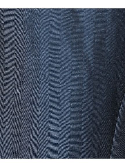 【セットアップ可能】リネン混カラーレスジャケット（ノーカラージャケット/コート）UNTITLED（アンタイトル）  11