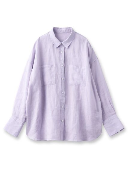 【セットアップ可能／麻100】ラミー ポケットデザインシャツ（シャツ・ブラウス）UNTITLED（アンタイトル）  01