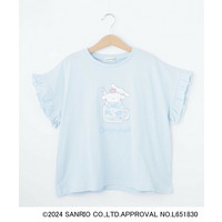 【サンリオキャラクターズ】フリル袖モチーフTシャツ