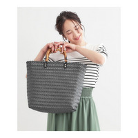 雑材風メッシュトートバッグ