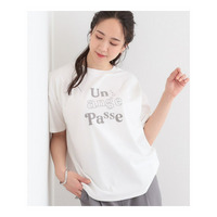 【S-LL】大人のきれいめカジュアルに フロッキーロゴTシャツ