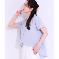 【S-LL/ひんやり】後ろ姿も抜かりなく インせず着られる バックギャザーシャツ
