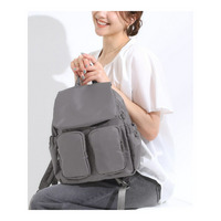 【撥水】Wポケットリュック