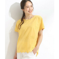 【洗える/S-LL】インせず着られる さらっと大人上品 刺繍トップス