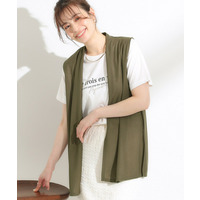 【2点セット】着回しいろいろ ジレ＋ロゴTシャツ