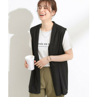 【S-LL/2点セット】着回しいろいろ ジレ＋ロゴTシャツ
