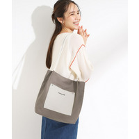 シンプルだから使いやすい つまみハンドル帆布トートバッグ