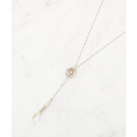 【2WAY】リング＆クリアドロップネックレス