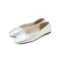 リボンスクエア バレエシューズ