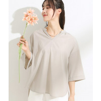 【S-LL/洗濯後しわになりにくい】バックギャザーがアクセント スッキパーブラウス