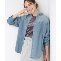 【S-LL】大人のカジュアルコーデに こなれデニムシャツ