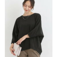 【S-LL/7分袖】さらっとしたタッチ ゆるシルエットが心地よいドルマントップス