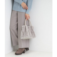 【2WAY】ストライプファートートバッグ