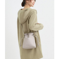 スクエア巾着ショルダーバッグ