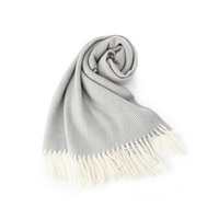 無地プリーツストール