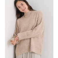 【洗濯機可/S-LL】インせず着られる ふわふわハイネックニット