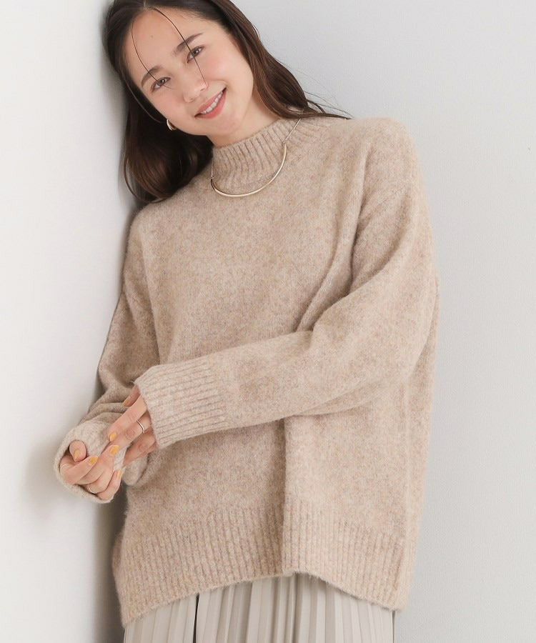 【S-LL】インせず着られる ふわふわハイネックニット1