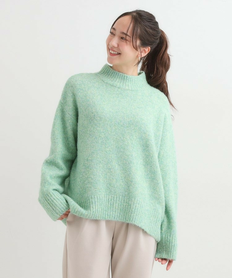 【S-LL】インせず着られる ふわふわハイネックニット10