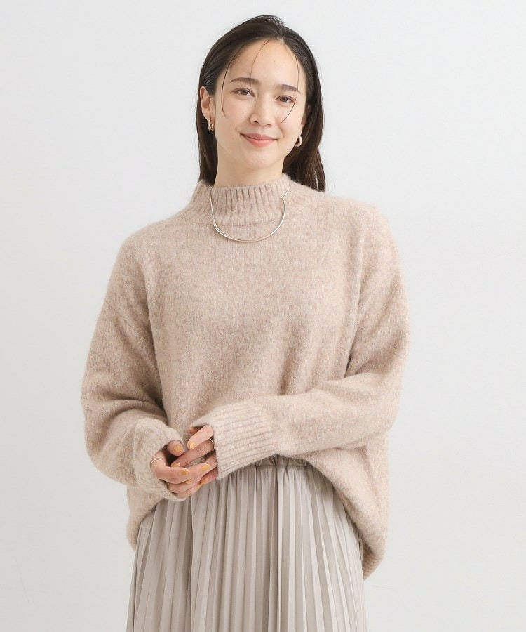【S-LL】インせず着られる ふわふわハイネックニット18