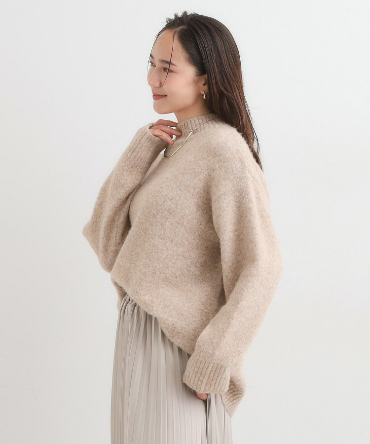 【S-LL】インせず着られる ふわふわハイネックニット19