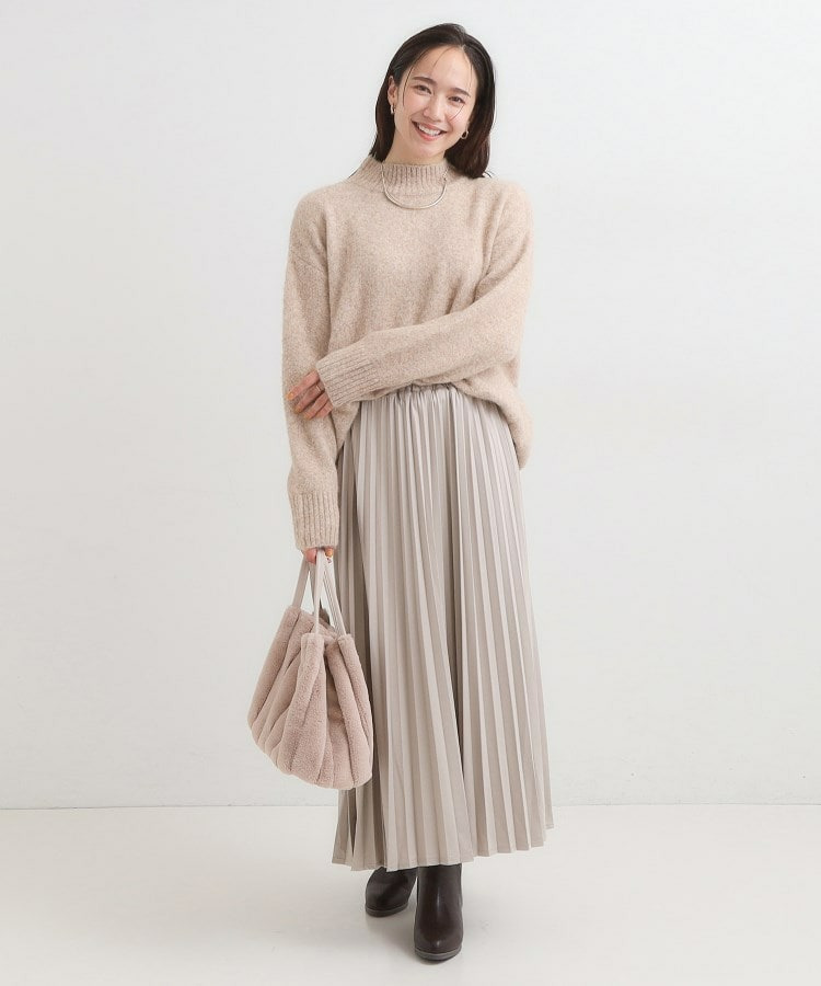 【S-LL】インせず着られる ふわふわハイネックニット20