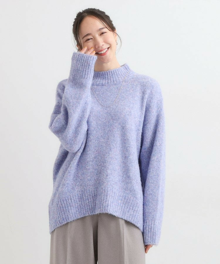 【S-LL】インせず着られる ふわふわハイネックニット22
