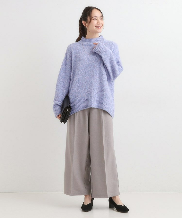 【S-LL】インせず着られる ふわふわハイネックニット24