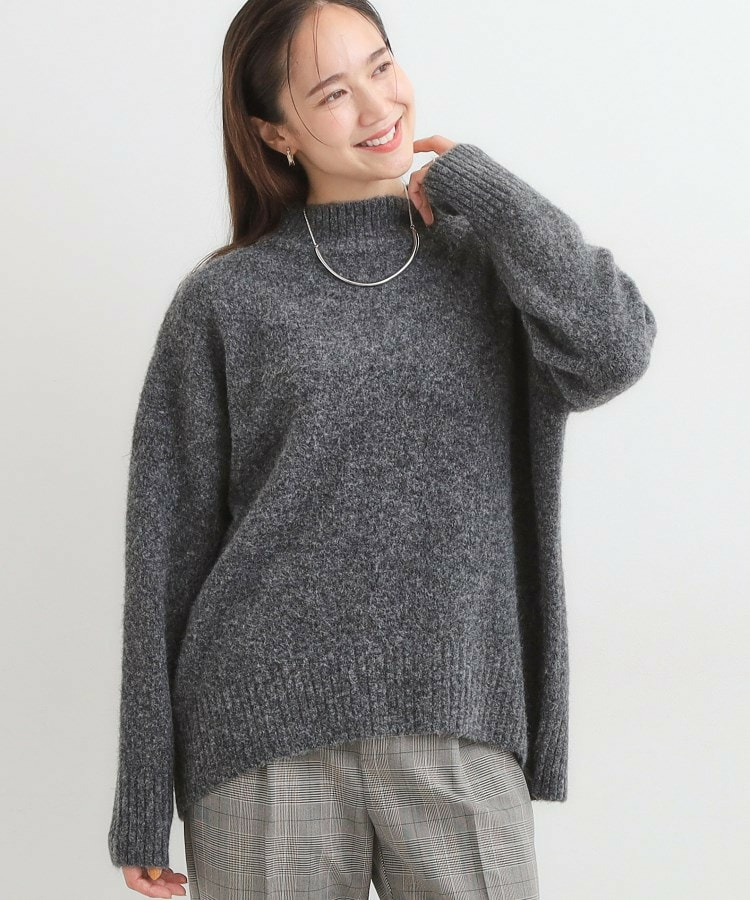 【S-LL】インせず着られる ふわふわハイネックニット1