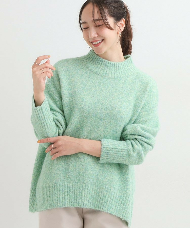 【S-LL】インせず着られる ふわふわハイネックニット1