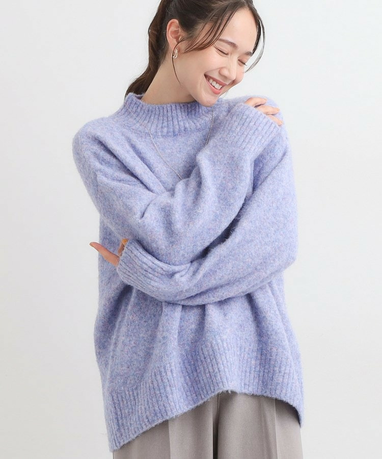 【S-LL】インせず着られる ふわふわハイネックニット1