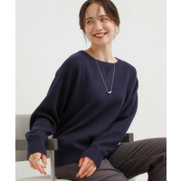 【洗える／ちくちくしにくい】スウェットライクニット