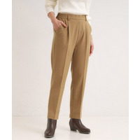 【洗濯機可/S-LL】美脚見え あったかテーパードパンツ