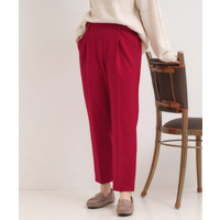 【洗濯機可/S-LL】美脚見え あったかテーパードパンツ