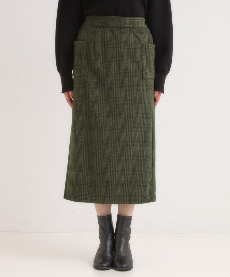 【S-LL】大人レディな着こなしに シャギーチェックスカート【SHOO WARM】14