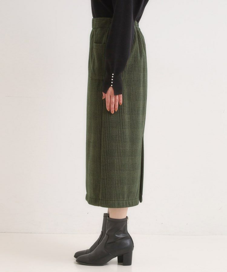 【S-LL】大人レディな着こなしに シャギーチェックスカート【SHOO WARM】15