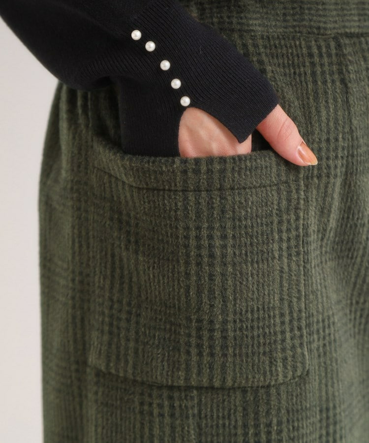 【S-LL】大人レディな着こなしに シャギーチェックスカート【SHOO WARM】19