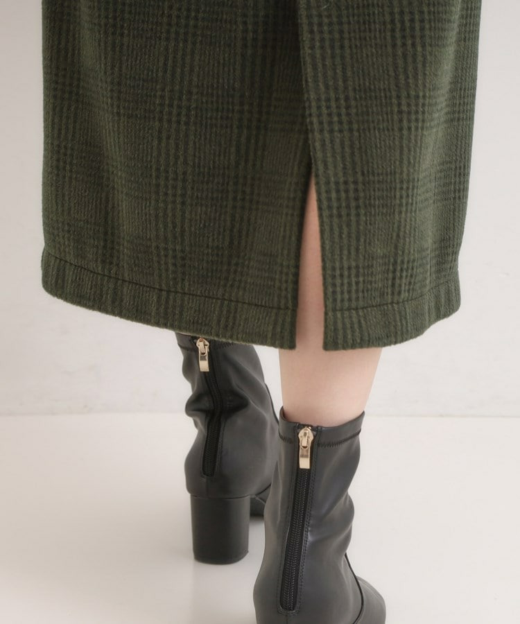 【S-LL】大人レディな着こなしに シャギーチェックスカート【SHOO WARM】21