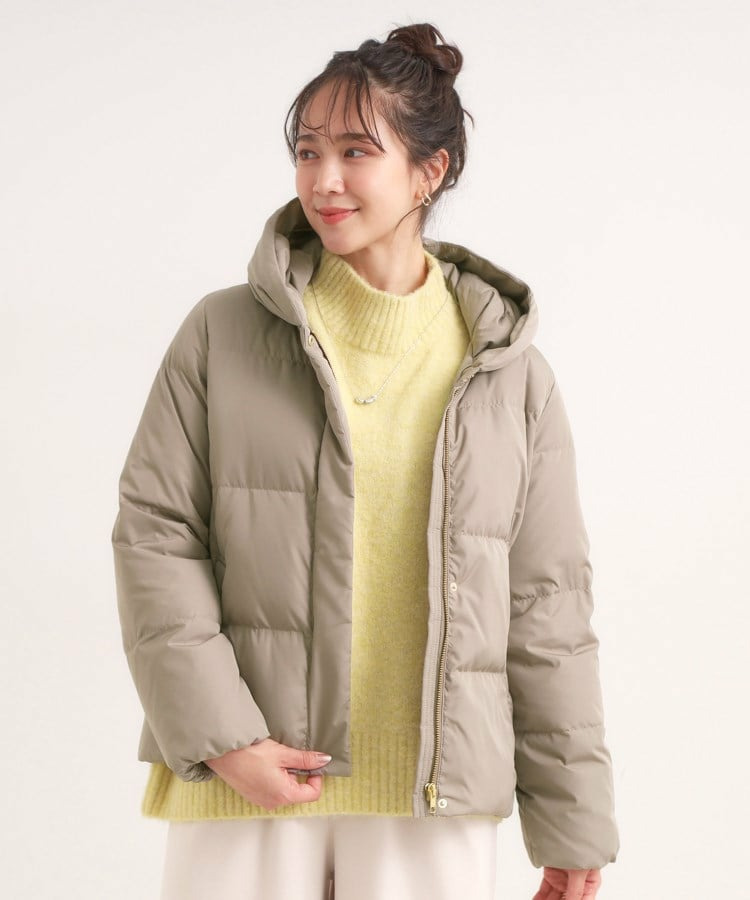 【撥水/洗える】ショートフーディーダウン10