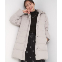 【洗濯機可/S-LL】フェイクファーフード ロングダウン