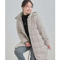 【洗濯機可/S-LL】フェイクファーフード ロングダウン