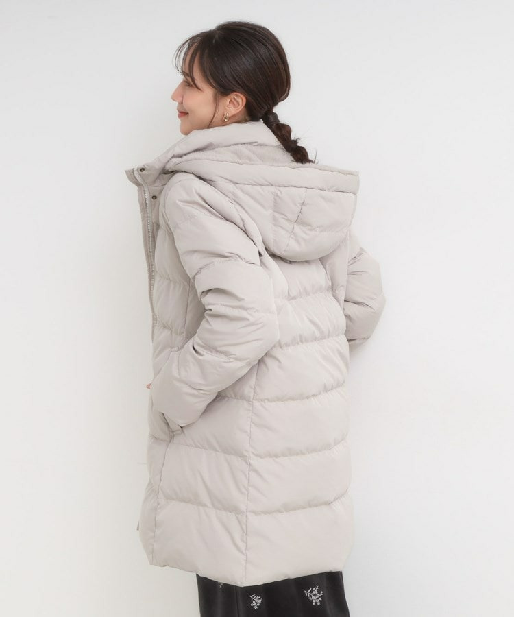 【洗濯機可/S-LL】フェイクファーフード ロングダウン17