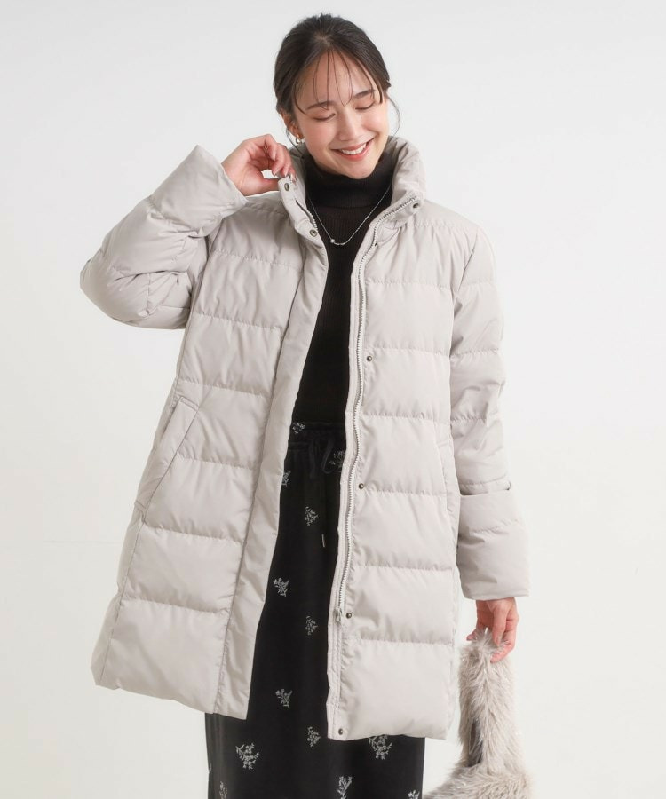 【洗濯機可/S-LL】フェイクファーフード ロングダウン20