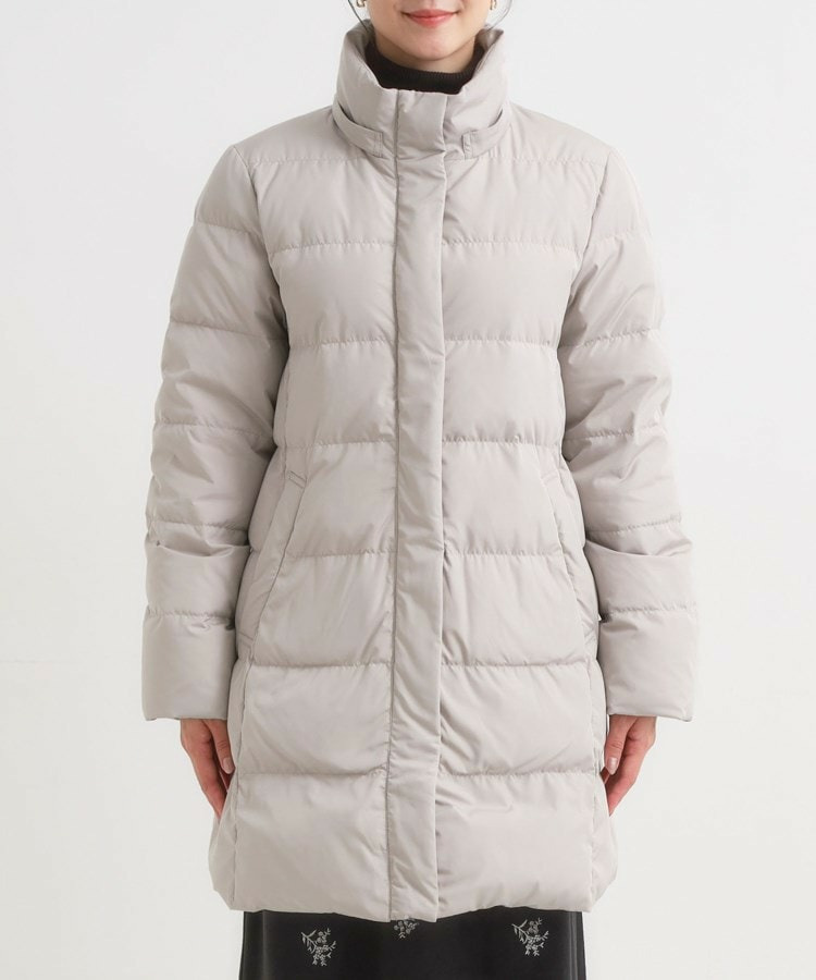 【洗濯機可/S-LL】フェイクファーフード ロングダウン26