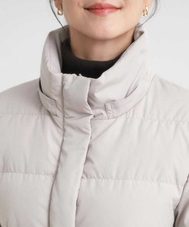 【洗濯機可/S-LL】フェイクファーフード ロングダウン29