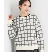 【洗濯機可/S-LL】クラシックなチェック柄が目を惹く 柔らかニット