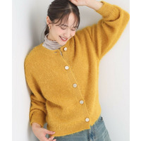 シャギークルーカーディガン